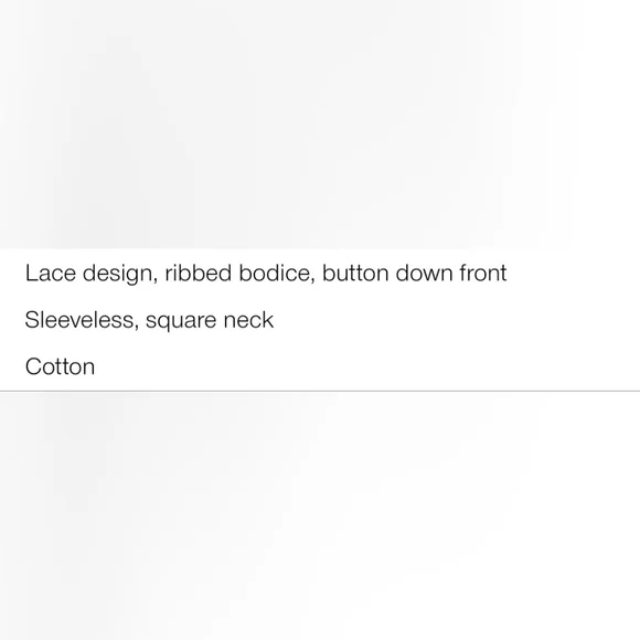 Free people sleeveless lace white tank top - Picture 4 of 4